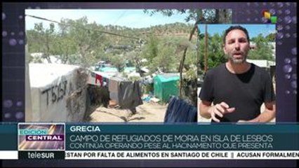 Preocupante situación de hacinamiento en campo de refugiados de Moria