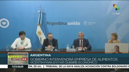 Gobierno de Argentina intervendrá empresa de alimentos Vicentín