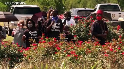 سوگواری برای جورج فلوید در شهر بچه‌گی‌هایش