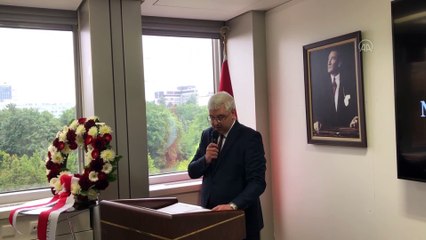 Şehit diplomat Yergüz için Cenevre'de anma töreni düzenlendi - CENEVRE