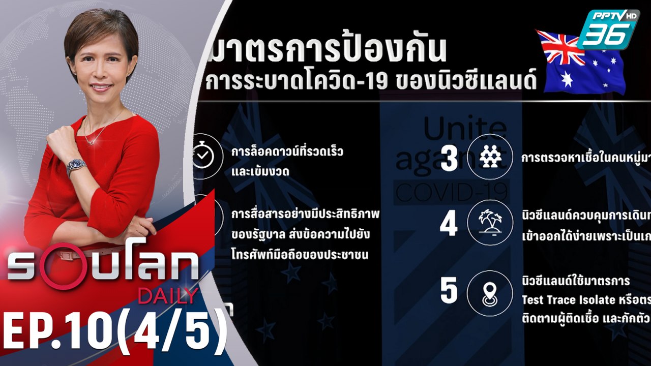 ถอดบทเรียนนิวซีแลนด์ ประเทศปลอดโควิด  | 9  มิ.ย. 63 | รอบโลก DAILY (4/5)