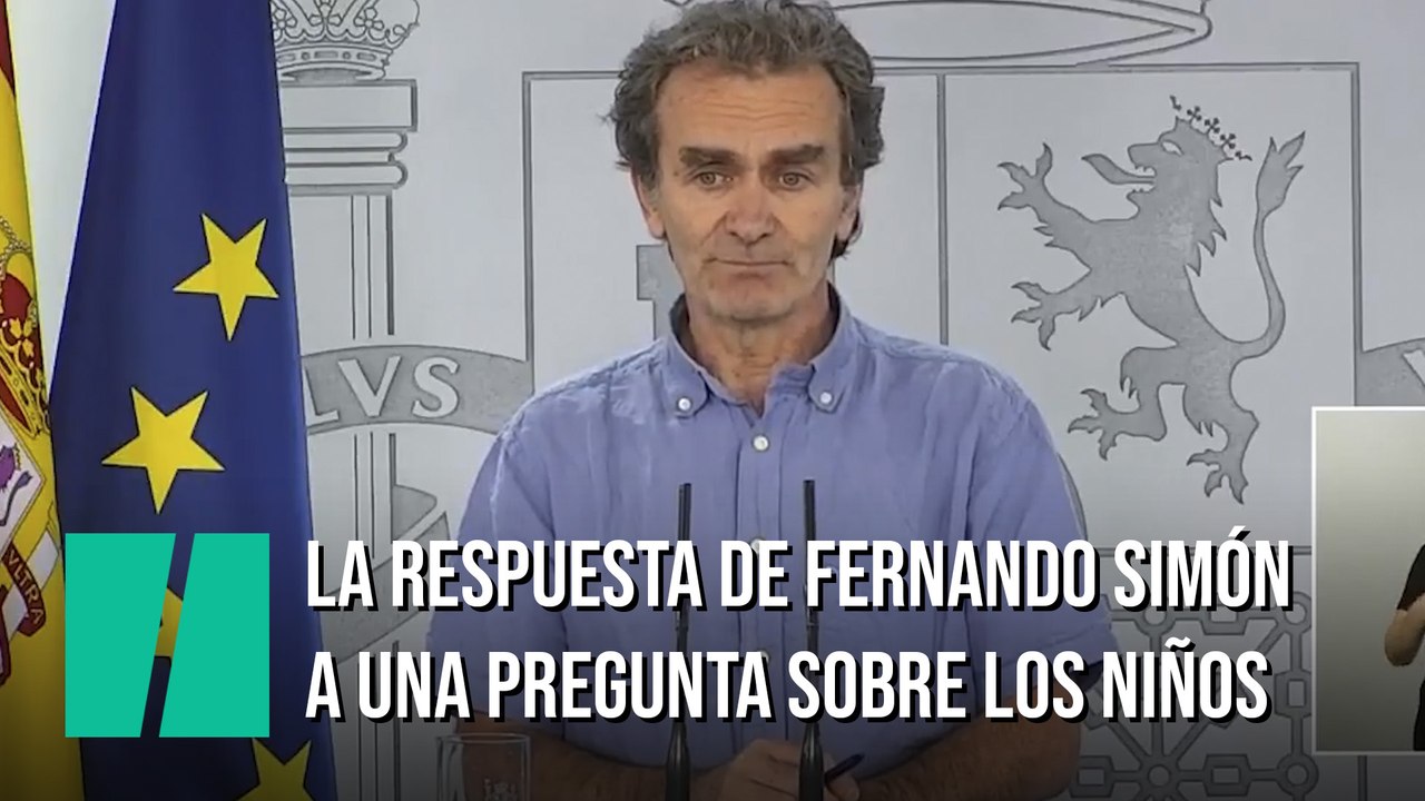La respuesta de Fernando Simón sobre las infecciones en niños