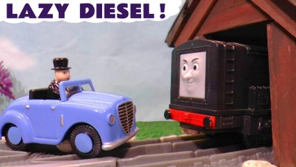 Thomas and Friends Lazy Diesel with the Family Friendly Funny Funlings in this Full Episode English Toy Story for Kids from Kid Friendly Family Channel Toy Trains 4u