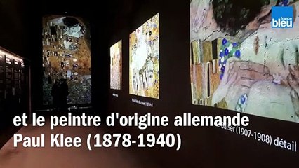 VIDÉO - Bordeaux : découvrez Klimt et Klee aux Bassins de Lumières