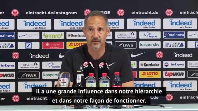 Francfort - Hütter : Trapp, un grand leader