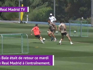 Real Madrid - Bale de retour à l'entraînement