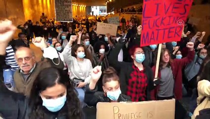 İsviçre'de George Floyd gösterisi (2) - CENEVRE