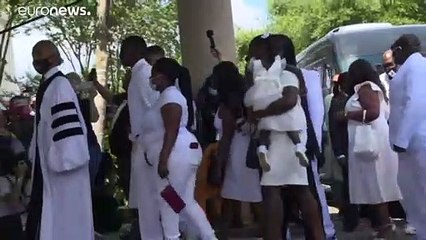 Politikusok is részt vette George Floyd temetésén