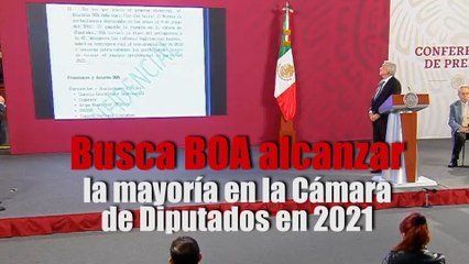 Busca BOA alcanzar la mayoría en la Cámara de Diputados en 2021