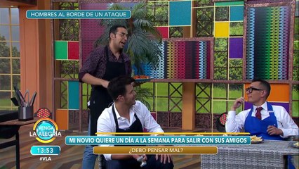 Tu novio quiere un día a la semana para con sus amigos. ¿Está pasando algo malo? | Venga La Alegría