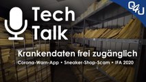 Krankendaten frei zugänglich, Corona-Warn-App, IFA 2020, Urbandoo | QSO4YOU.com Tech Talk #27