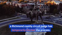 Virginia Judge Blocks the Removal of Robert E. Lee Statue