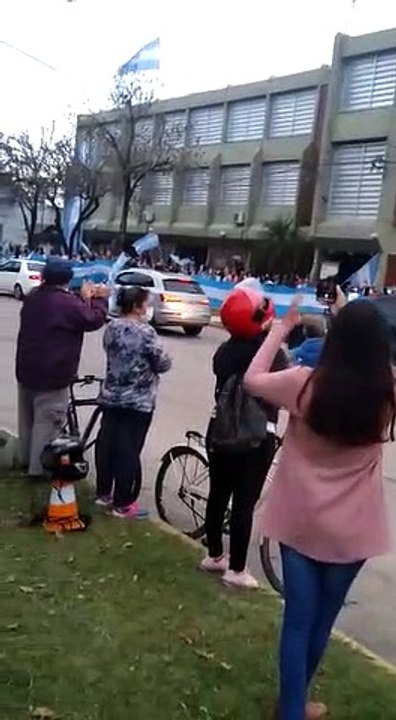 Manifestación en Avellaneda contra la estatización de Vicentin