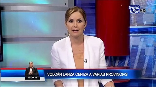 Seis provincias fueron afectadas por la caida de ceniza del volcán Sangay