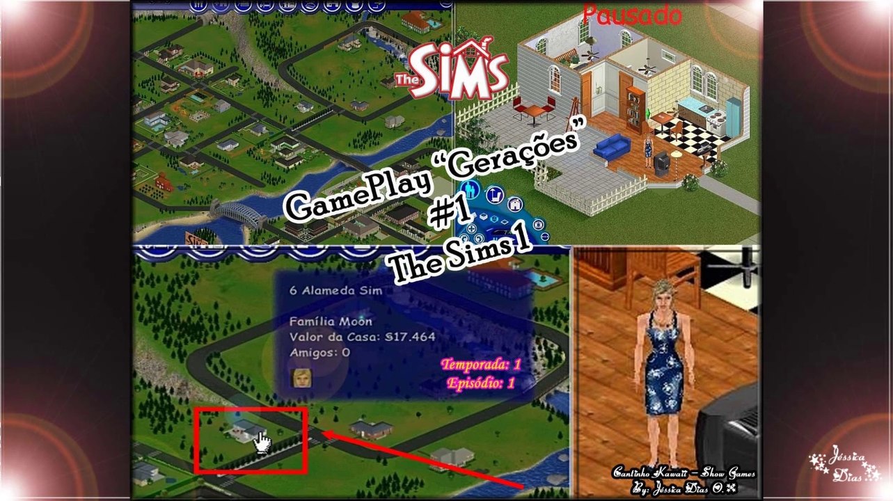 GamePlay (Gerações) #1 - The Sims 1 (1º Temporada)