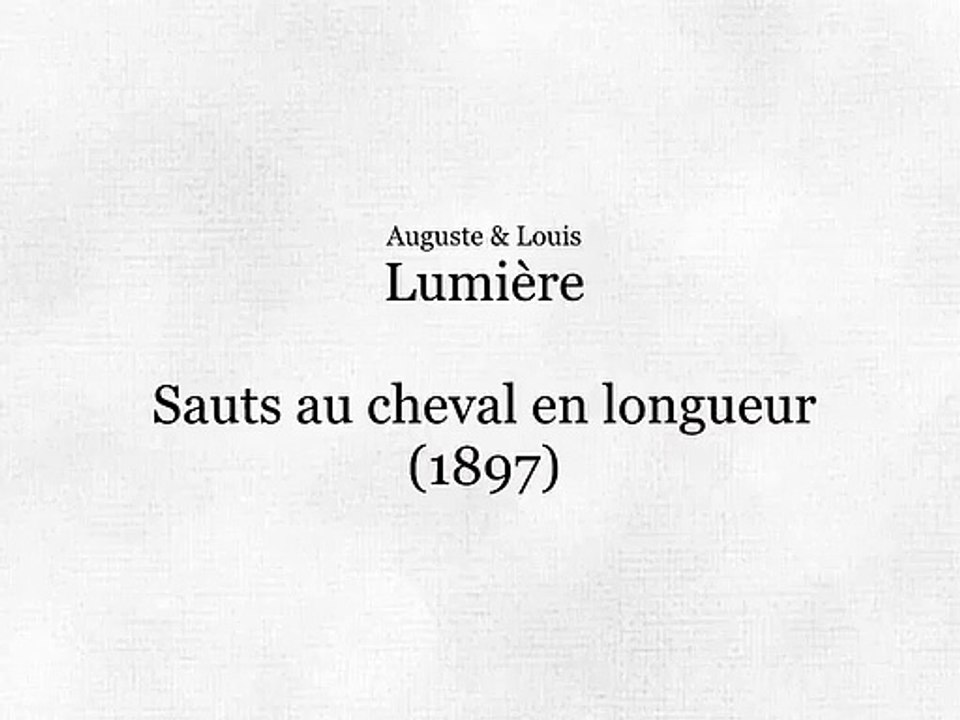 Sauts au cheval en longueur (Saltos largos) [1897]