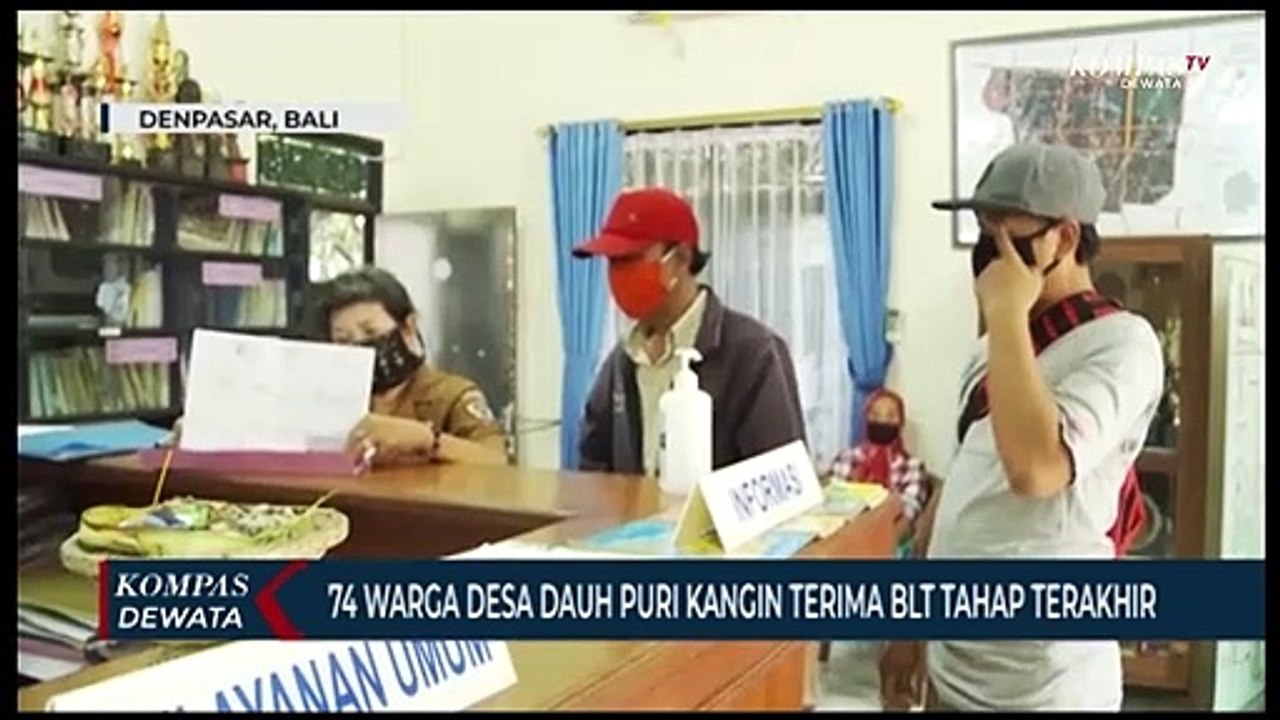Desa Puri Dauh Kangin Terima BLT Tahap AKhir