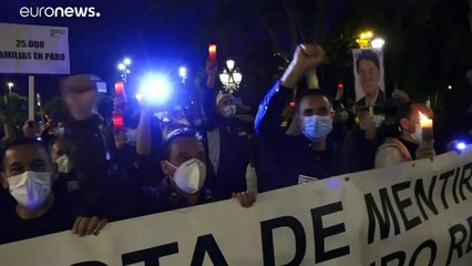 Manifestación en Barcelona contra el cierre de las plantas de Nissan
