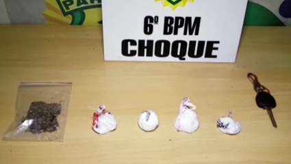 Suspeito de tráfico é detido em ação do Choque no São Cristóvão