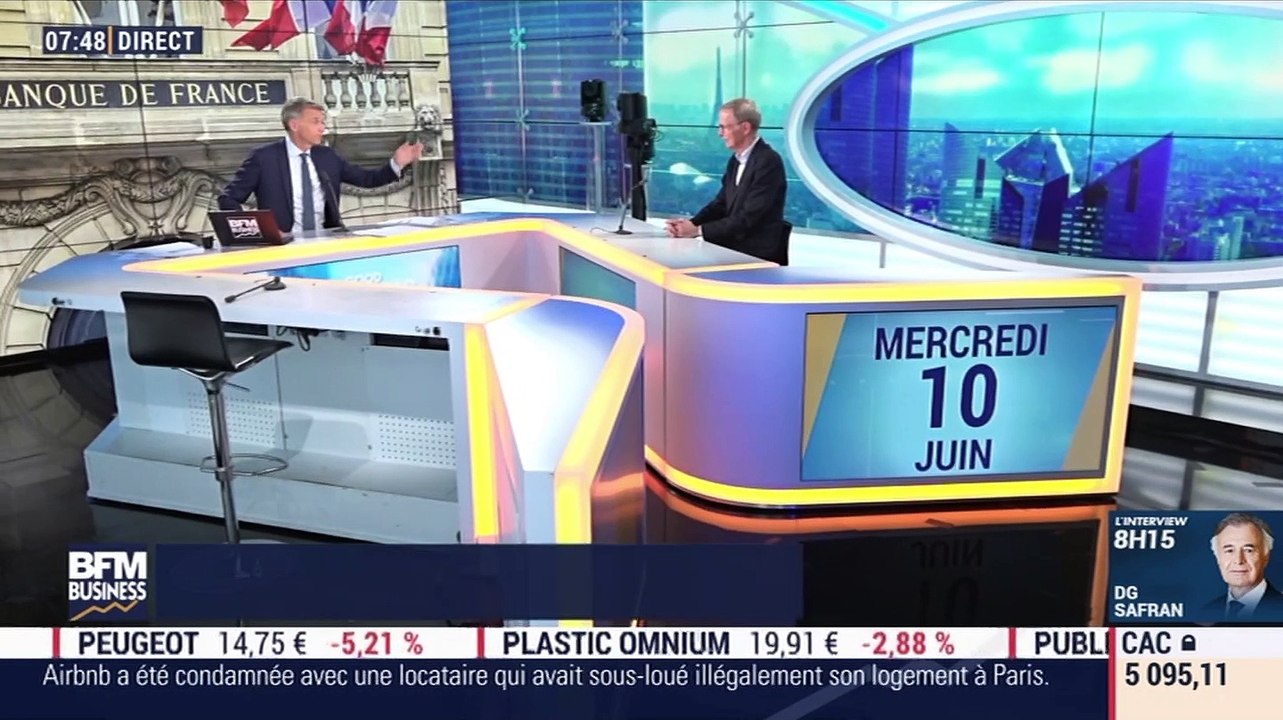 Olivier Garnier (Banque de France) : La Banque de France prévoit une chute de 10% de l'économie française en 2020 - 10/06