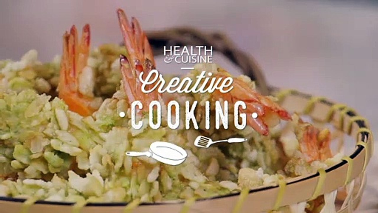 กุ้งคลุกข้าวเม่ารางทอด by Health & Cuisine