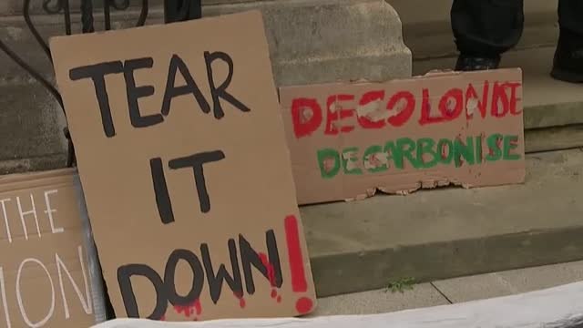 Las estatuas, foco de las protestas contra el racismo en Reino Unido