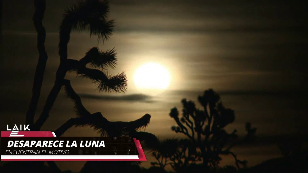 Desaparición de la luna, encuentran una posible causa.