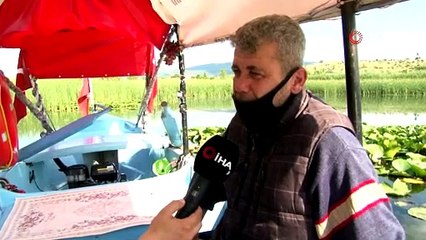 Uluabat Gölü’nün ortasında saklı güzellik...Cezası 73 bin lira