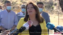 Puesta en marcha de la nueva pasarela de Cuesta Maneli, en Doñana