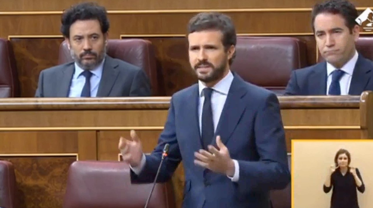 Casado avisa a Sánchez: "Su caótico mando único le llevará a rendir cuentas en una Comisión de Investigación"
