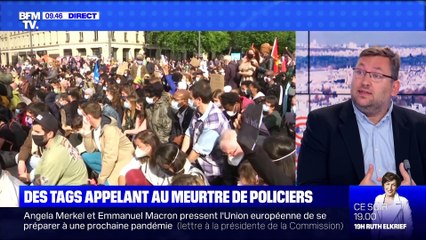 Des tags appelant au meurtre de policiers - 10/06