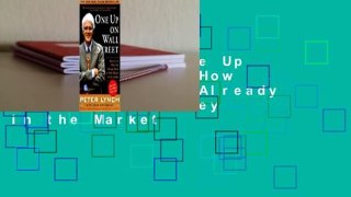 [GIFT IDEAS] One Up On Wall Street: How to Use What You Already Know to Make Money in the Market