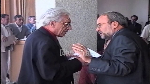 Fatos Nano vizite ne Maqedoni (25 Maj 2000)