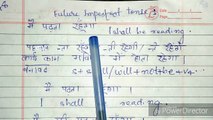 future imperfect tense affirmative and negative hindi sentences, Affirmative &negative sentences of future imperfect tense explained in hindi,Future imperfect tense explained in hindi with examples in detail,Best way to learn future imperfect tense explai