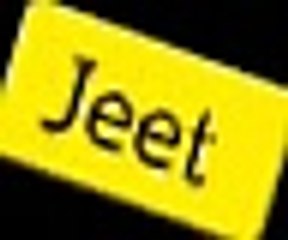 Black hd screen with jeet logo