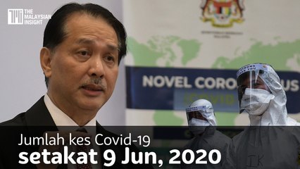 Jumlah kes Covid-19 setakat 10 Jun, 2020