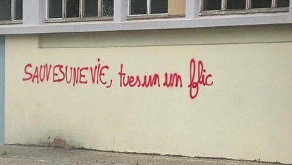 Des tags anti-flics retrouvés dans une ville du Val-de-Marne