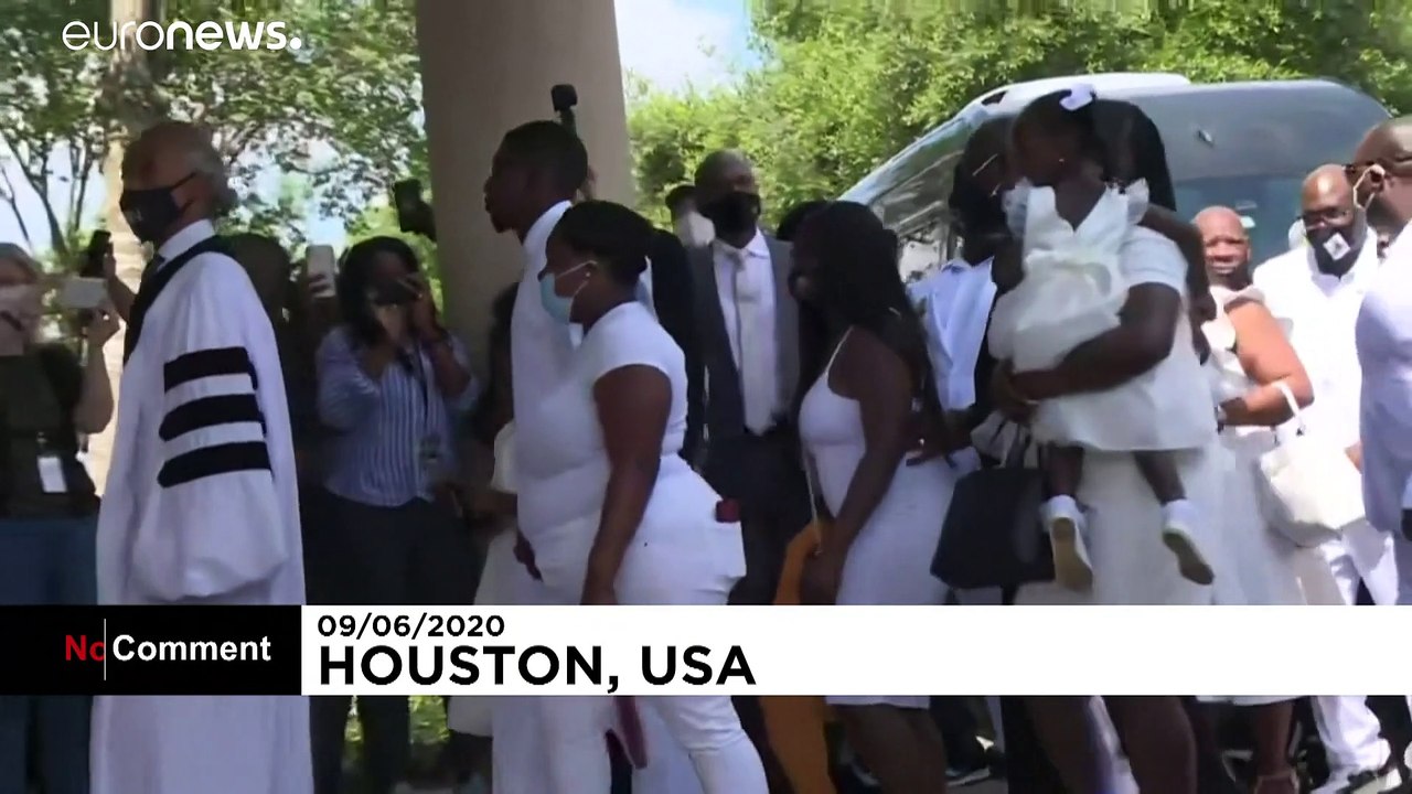 Letzte Meile in weißer Kutsche: George Floyd beigesetzt