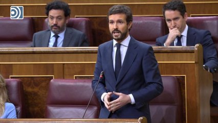 Rifirrafe entre Sánchez y Casado en el Congreso por la crisis del coronavirus
