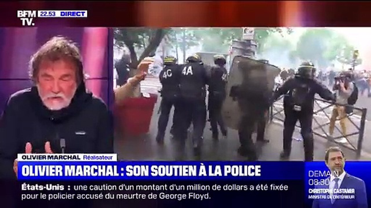 Olivier Marchal défend la Police "Jaime les flics et ce métier, je le respecte"
