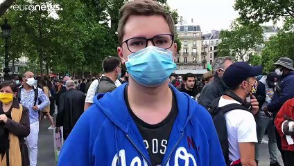 George Floydra emlékeztek Párizsban