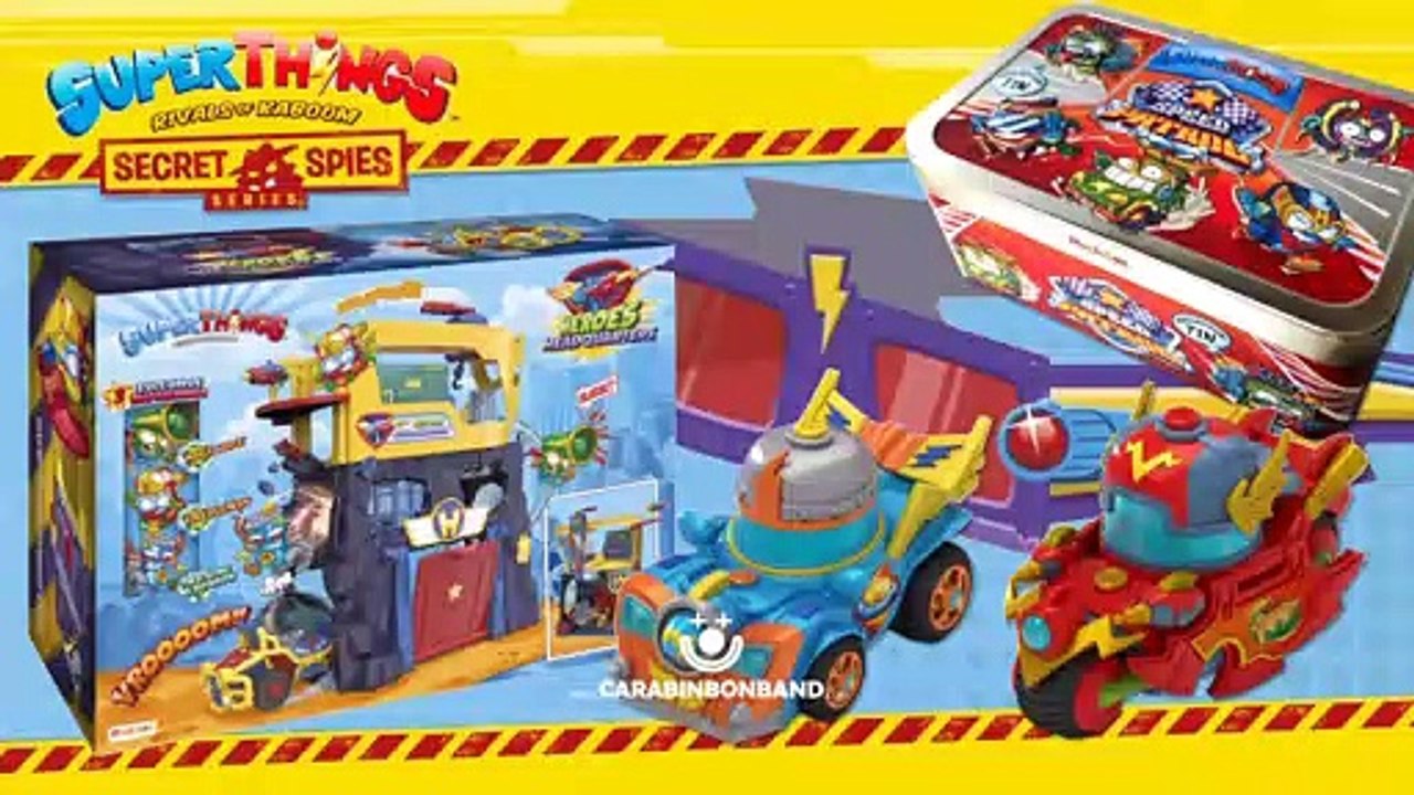 #SUPERTHINGS SECRET SPIES - ULTRA RARO, DORADOS y más novedades - By CARA BIN BON BAND