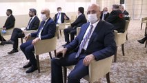 Adalet Bakanı Gül, TBB Başkanı Feyzioğlu ve baro başkanları ile bir araya geldi
