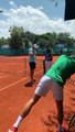 Novak Djokovic si allena con Grigor Dimitrov (Credit: @Instagram @djokernole)