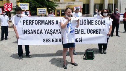 Sağlık emekçilerinden ek ödemelere tepki: Al başına çal!