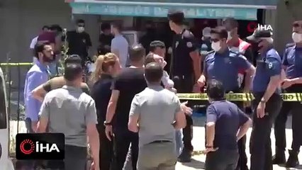 Aftan yararlanıp dışarı çıkan adam pompalı ile dehşet saçtı