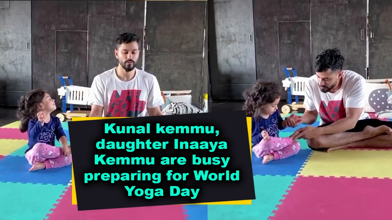 Kunal kemmu, daughter Inaaya Kemmu are busy pre...