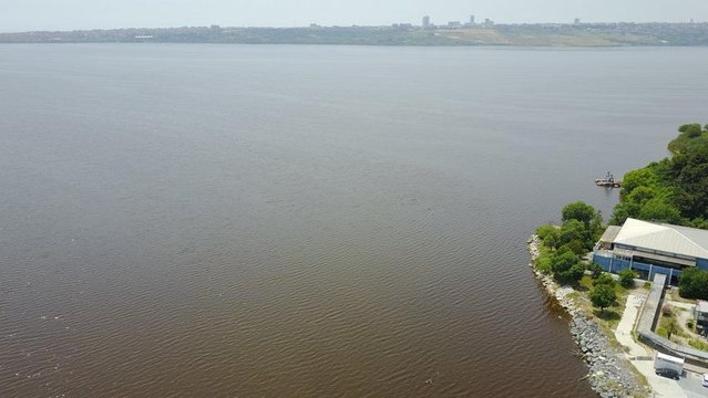 Küçükçekmece Gölü’nde tedirgin eden görüntü! ‘İlk kez böyle görüyorum’