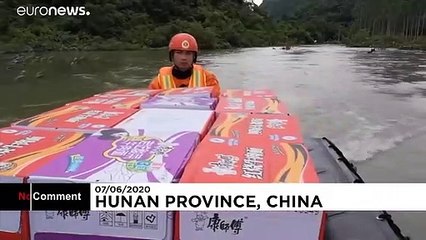 Le sud-est de la Chine sous l'eau après de fortes pluies