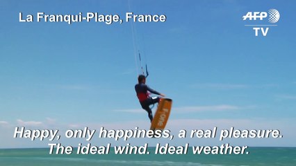 Kitesurfing takes off again in the Aude region